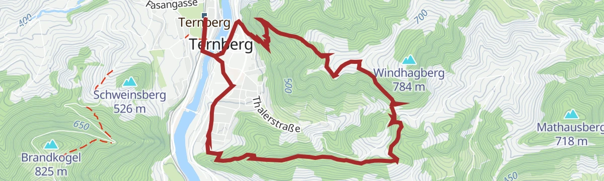 Route map: L2 Windhager-Trail